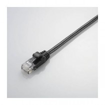 (まとめ)エレコム Gigabit やわらかLANケーブル(Cat6準拠) LD-GPY/BK2【×10セット】