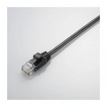 (まとめ)エレコム Gigabit やわらかLANケーブル(Cat6準拠) LD-GPY/BK5【×5セット】