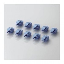 （まとめ）エレコム コネクタ保護カバー LD-RJ45GPC／BU10【×10セット】