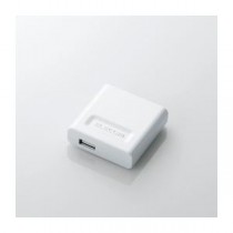 （まとめ）エレコム スマートフォン用AC充電器 MPS-X10ACUWH【×5セット】