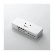 （まとめ）エレコム ケーブル収納46+2メディア対応カードリーダ MR-C23WHF1【×3セット】