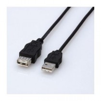 (まとめ)エレコム エコUSB延長ケーブル(1.5m) USB-ECOEA15【×5セット】