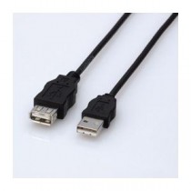 (まとめ)エレコム エコUSB延長ケーブル(3m) USB-ECOEA30【×5セット】