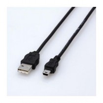 (まとめ)エレコム エコUSBケーブル(A-miniB・3m) USB-ECOM530【×5セット】