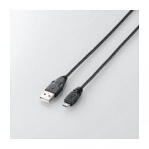(まとめ)エレコム Micro-USB(A-MicroB)ケーブル U2C-AMB015BK【×5セット】