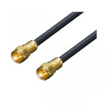 (まとめ)変換名人 アンテナ 4Cケーブル 10.0m +L型+中継 F4-1000【×3セット】