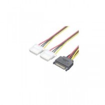 （まとめ）変換名人 SATA電源→4pin電源2分岐 SP-4P／2【×10セット】
