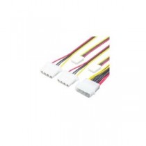 (まとめ)変換名人 4pin電源→4分岐(大2/小2) 4P-B2/S2【×10セット】