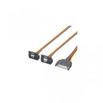 （まとめ）変換名人 SATA電源 2分岐（L） SPRL／2【×10セット】