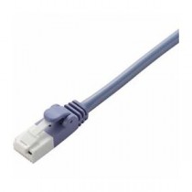 (まとめ)エレコム ツメ折れ防止クロスケーブル(Cat5E準拠) LD-CTXT/BU50【×5セット】