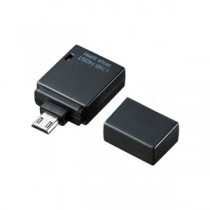 （まとめ）サンワサプライ USBホスト変換アダプタ AD-USB19BK【×5セット】