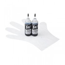 (まとめ)サンワサプライ 詰め替えインクBCI-350PGBK用 INK-C350B120【×2セット】