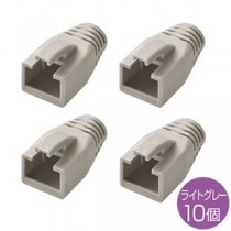 （まとめ）サンワサプライ モジュラーカバー（先付けタイプ） ADT-MC8【×5セット】