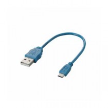 (まとめ)エレコム Micro-USB(A-MicroB)ケーブル MPA-AMBCL02BU【×5セット】
