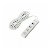 (まとめ)エレコム EU RoHs指令準拠 3ピン対応タップ T-T01-3450WH/RS【×2セット】