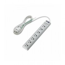 (まとめ)エレコム EU RoHs指令準拠 雷ガード常時通電/スイッチ連動タップ T-T05-3720LG/RS【×2セット】