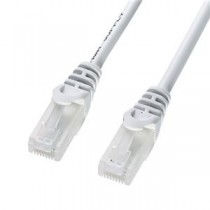 (まとめ)サンワサプライ ツメ折れ防止CAT5eLANケーブル LA-Y5TS-20【×2セット】