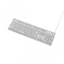 (まとめ)エレコム USB接続 スタンダードキーボード TK-FCM062WH【×3セット】