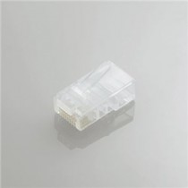 （まとめ）エレコム ツメの折れないLANコネクタ（Cat5e） LD-RJ45T10／T【×5セット】