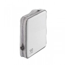 (まとめ)エレコム CD/DVDファスナーケース CCD-H160WH【×3セット】
