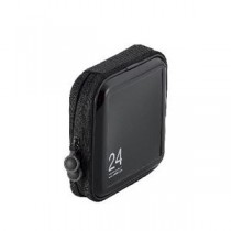 (まとめ)エレコム CD/DVDファスナーケース CCD-H24BK【×5セット】