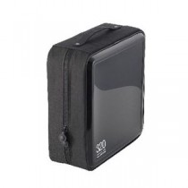 (まとめ)エレコム CD/DVDファスナーケース CCD-H320BK【×2セット】
