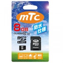 (まとめ)mtc(エムティーシー) microSDHCカード 8GB class10 (PK) MT-MSD08GC10W (UHS-1対応)【×3セット】