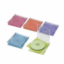 (まとめ)エレコム Blu-ray/DVD/CDケース(スリム/PS/1枚収納) CCD-JSCS10ASO【×10セット】