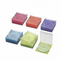 (まとめ)エレコム Blu-ray/DVD/CDケース(スリム/PS/1枚収納) CCD-JSCS50ASO【×3セット】