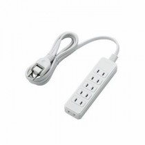 (まとめ)エレコム 電源タップ T-S02-2620WH【×3セット】