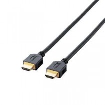 (まとめ)エレコム イーサネット対応HIGHSPEED HDMIケーブル GM-DHHD14ER15BK【×2セット】
