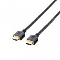 (まとめ)エレコム イーサネット対応HIGHSPEED HDMIケーブル GM-DHHD14ER20BK【×2セット】