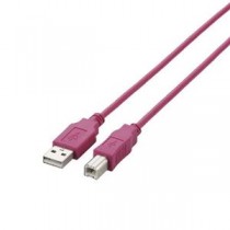 (まとめ)エレコム USB2.0ケーブル U2C-BN15PN【×5セット】