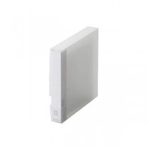 (まとめ)エレコム DVD/CD用ディスクファイル 12枚収納 CCD-FS12CR【×10セット】