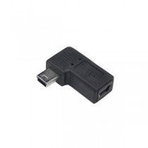 (まとめ)変換名人 変換プラグ USB mini5pin 左L型(フル結線) USBM5-LLF【×20セット】