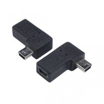 (まとめ)変換名人 変換プラグ USB mini5pin 右L型(フル結線) USBM5-RLF【×20セット】