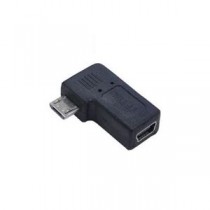 (まとめ)変換名人 変換プラグ USB mini5pin→microUSB 左L型 USBM5-MCLLF【×20セット】