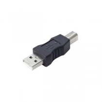(まとめ)変換名人 変換プラグ USB A(オス)→USB B(オス) USBAA-BA【×20セット】