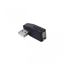 (まとめ)変換名人 変換プラグ USB A 左L型 USBA-LL【×20セット】