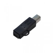 (まとめ)変換名人 変換プラグ USB B(オス)→miniUSB(メス) USBBA-M5B【×10セット】