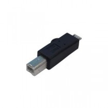 (まとめ)変換名人 変換プラグ USB B(オス)→microUSB(オス) USBBA-MCA【×10セット】