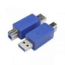 (まとめ)変換名人 変換プラグ USB3.0 A(オス)-B(オス) USB3AA-BA【×10セット】
