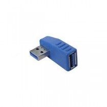 (まとめ)変換名人 変換プラグ USB3.0 A左L型 USB3A-LL【×10セット】