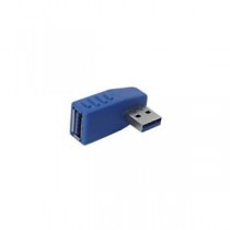 (まとめ)変換名人 変換プラグ USB3.0 A右L型 USB3A-RL【×10セット】