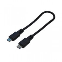 (まとめ)変換名人 USBケーブル20 micro(オス)to micro(オス) USBMCA/A20F【×10セット】