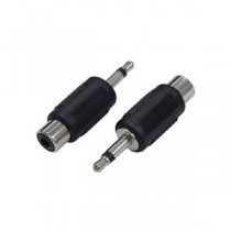 (まとめ)変換名人 AVプラグ RCA(メス) to 3.5mm(オス)モノラル AV/RCAJ-35PM(2P)【×20セット】
