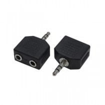 (まとめ)変換名人 AVプラグ 3.5(メス)2P to 3.5mm(オス)ステレオ AV/352J-35PS(2P)【×20セット】