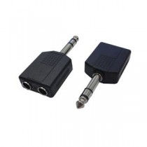 (まとめ)変換名人 AVプラグ 6.5(メス)2P to 6.5mm(オス)ステレオ AV/652J-65PS(2P)【×20セット】