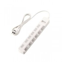 (まとめ)エレコム ほこり防止シャッター付 省エネタップ T-E6A-2620WH【×2セット】