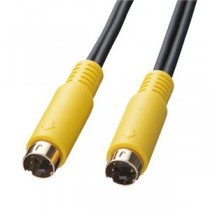 (まとめ)サンワサプライ S端子ビデオケーブル KM-V7-10K2【×5セット】